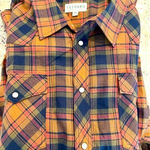 Tecovas Brand New XXL mens long sleeve shirt pearl snap buttons